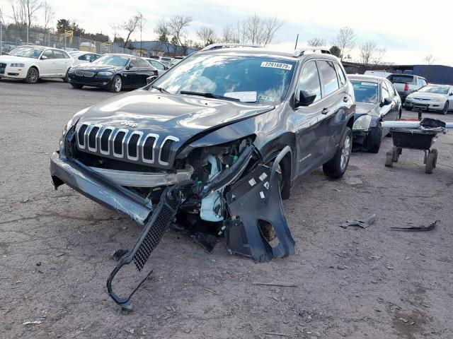 1C4PJMCB1GW248538 - 2016 JEEP CHEROKEE L GRAY photo 2