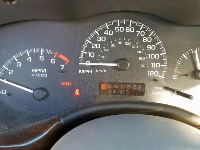 1G1NE52J3Y6181803 - 2000 CHEVROLET MALIBU LS Gris foto 8