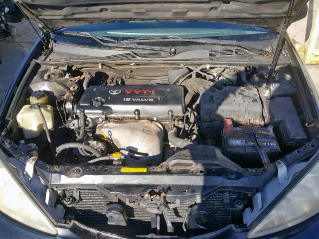 4T1BE32K72U102123 - 2002 TOYOTA CAMRY LE Черный фото 7
