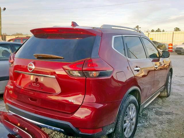 5N1AT2MT8JC806062 - 2018 NISSAN ROGUE S RED photo 4