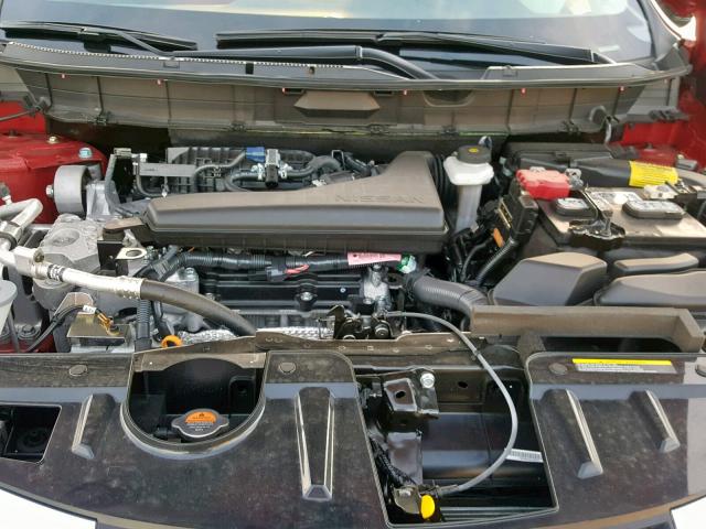 5N1AT2MT8JC806062 - 2018 NISSAN ROGUE S RED photo 7