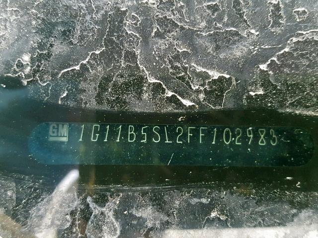 1G11B5SL2FF102983 - 2015 CHEVROLET MALIBU LS Қара фото 10