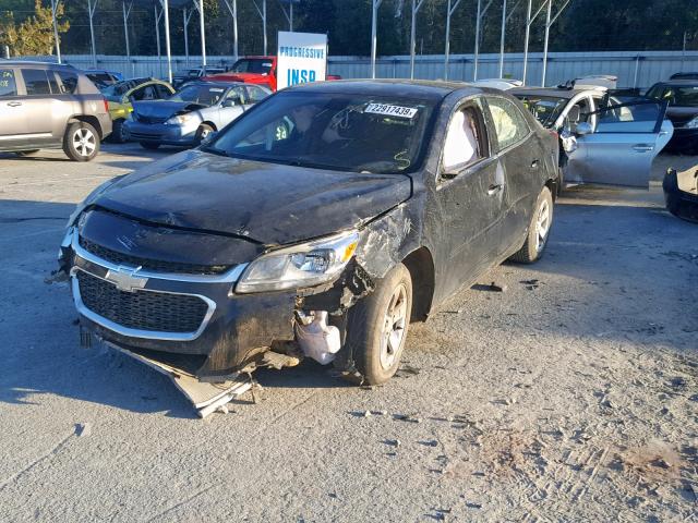 1G11B5SL2FF102983 - 2015 CHEVROLET MALIBU LS Қара фото 2