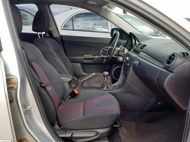 JM1BK123451233333 - 2005 MAZDA 3 S SILVER photo 5