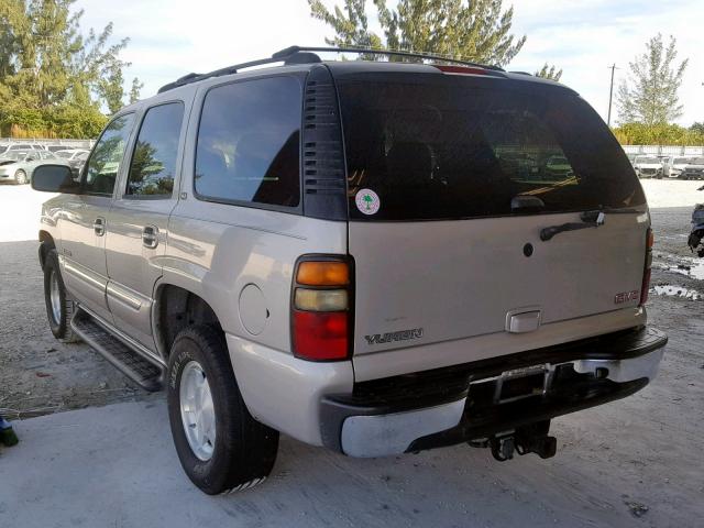 1GKEC13Z34R230957 - 2004 GMC YUKON BEIGE photo 3