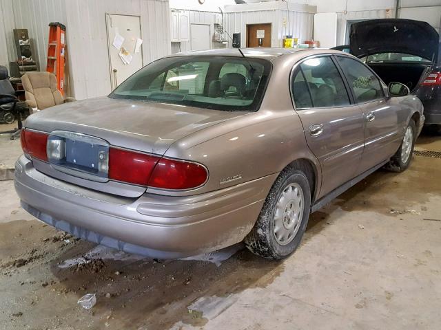 1G4HR54KX1U219605 - 2001 BUICK LESABRE LI BROWN photo 4