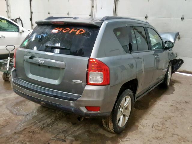 1C4NJCEA1CD634582 - 2012 JEEP COMPASS LA GRAY photo 4