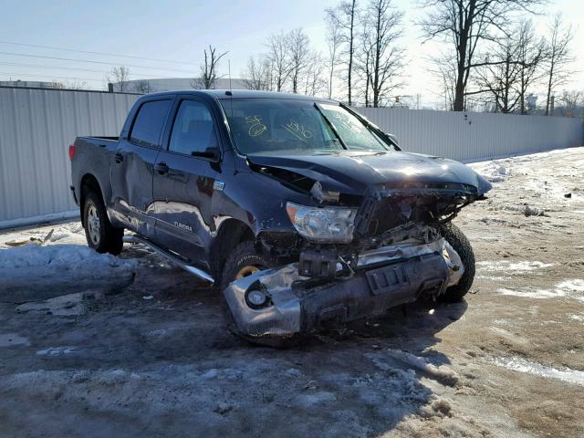 5TFDY5F15CX250580 - 2012 TOYOTA TUNDRA CRE BLACK photo 1