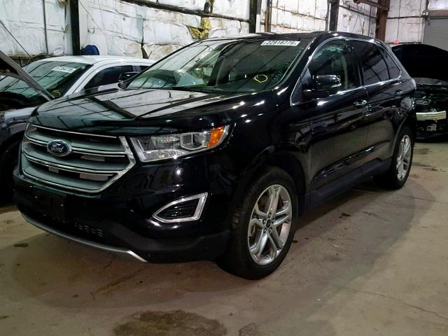 2FMPK4K88GBB42684 - 2016 FORD EDGE TITAN BLACK photo 2