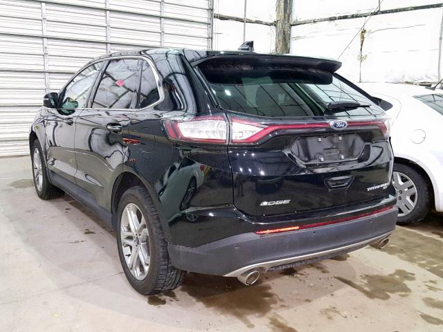 2FMPK4K88GBB42684 - 2016 FORD EDGE TITAN BLACK photo 3