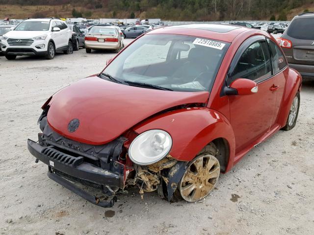 3VWRG3AG0AM035228 - 2010 VOLKSWAGEN NEW BEETLE Rot Foto 2