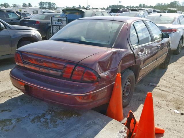 2G1WL52J811168942 - 2001 CHEVROLET LUMINA BURGUNDY photo 4