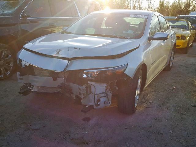 1G1ZB5ST0HF193340 - 2017 CHEVROLET MALIBU LS Gümüş foto 1