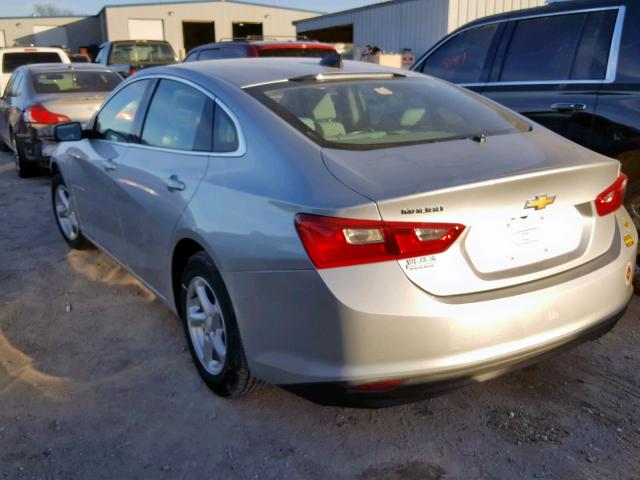 1G1ZB5ST0HF193340 - 2017 CHEVROLET MALIBU LS Gümüş foto 3