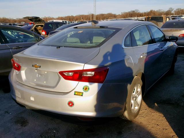 1G1ZB5ST0HF193340 - 2017 CHEVROLET MALIBU LS Gümüş foto 4
