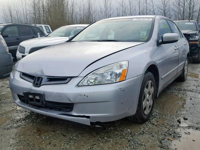 1HGCM56435A002790 - 2005 HONDA ACCORD LX SILVER photo 2