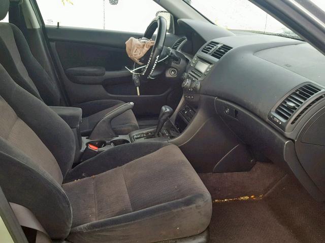 1HGCM56435A002790 - 2005 HONDA ACCORD LX SILVER photo 5