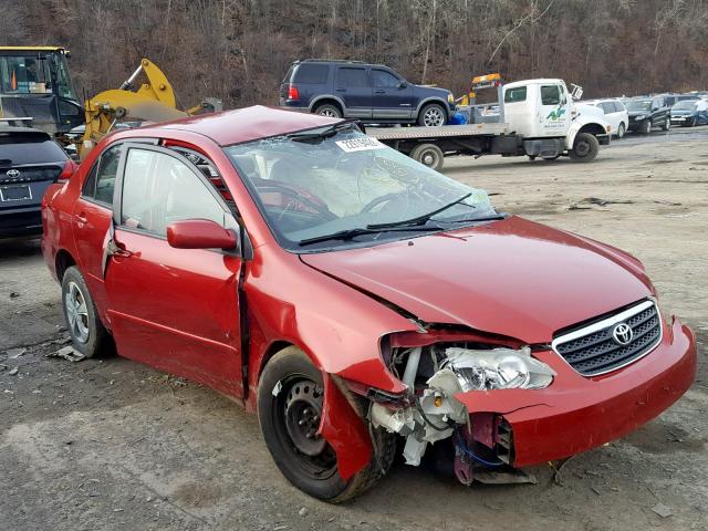 2T1BR30E57C825902 - 2007 TOYOTA COROLLA CE BURGUNDY photo 1