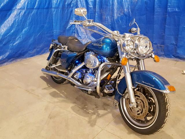 1HD1FDV125Y616284 - 2005 HARLEY-DAVIDSON FLHR BLUE photo 1