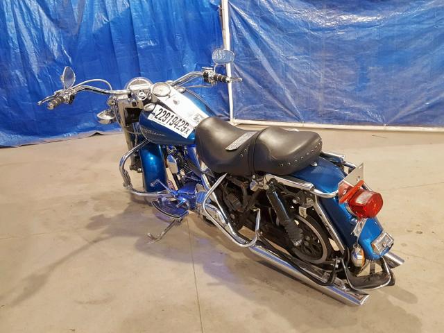 1HD1FDV125Y616284 - 2005 HARLEY-DAVIDSON FLHR BLUE photo 3