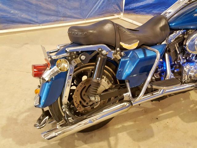 1HD1FDV125Y616284 - 2005 HARLEY-DAVIDSON FLHR BLUE photo 6