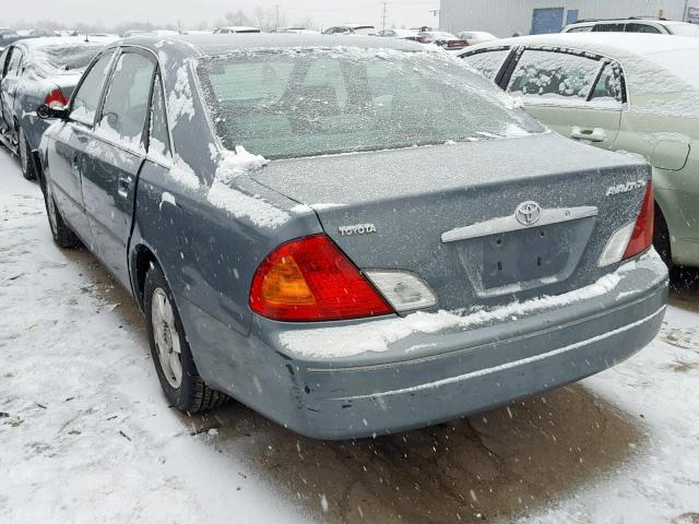 4T1BF28B3YU111375 - 2000 TOYOTA AVALON XL 灰色 照片 3