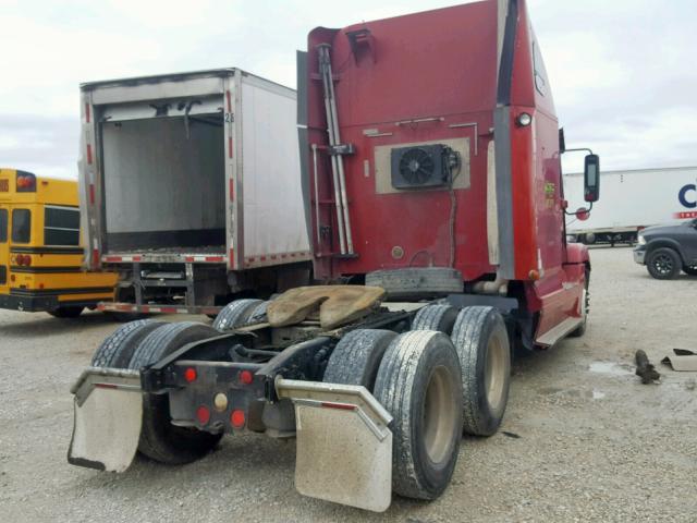 1FUJBBCK87PW63382 - 2007 FREIGHTLINER CONVENTION RED photo 4