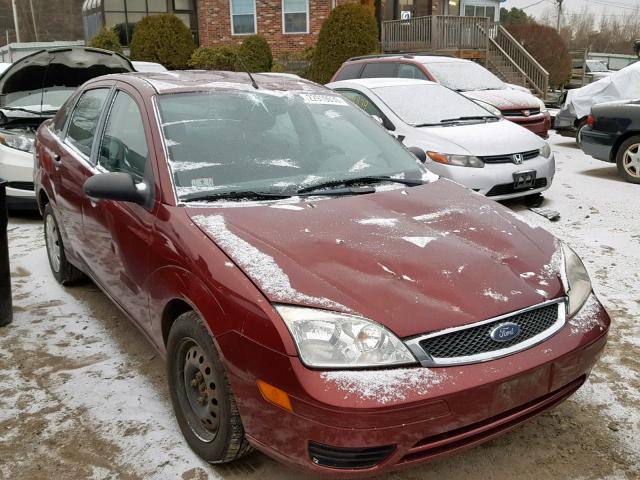 1FAFP34N67W338884 - 2007 FORD FOCUS ZX4 BURGUNDY photo 1