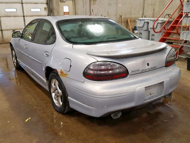 1G2WP5214WF240669 - 1998 PONTIAC GRAND PRIX SILVER photo 3
