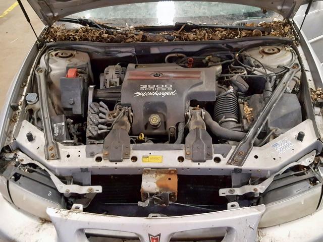 1G2WP5214WF240669 - 1998 PONTIAC GRAND PRIX SILVER photo 7
