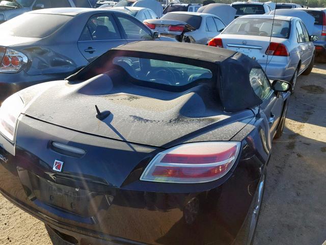 1G8MB35BX7Y109076 - 2007 SATURN SKY BLACK photo 4