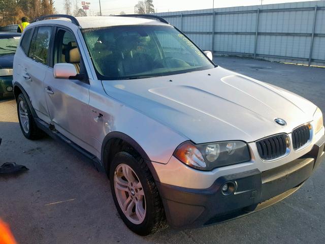 WBXPA93414WA62255 - 2004 BMW X3 3.0I SILVER photo 1