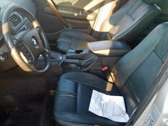 WBXPA93414WA62255 - 2004 BMW X3 3.0I SILVER photo 5