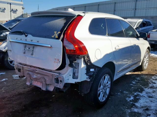 YV4612RK9F2719801 - 2015 VOLVO XC60 T5 WHITE photo 4