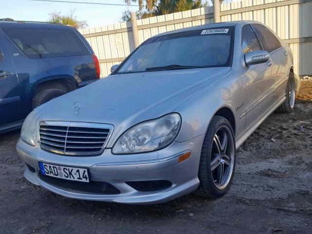 WDBNG74J15A442203 - 2005 MERCEDES-BENZ S 55 AMG SILVER photo 2