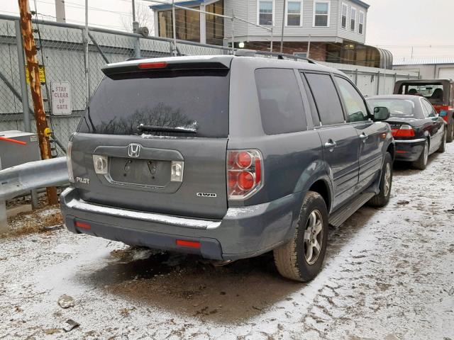 5FNYF185X8B021801 - 2008 HONDA PILOT EXL GRAY photo 4