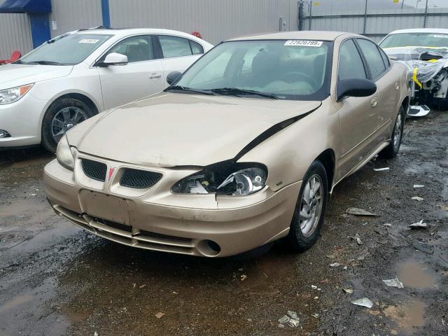 1G2NF52E54M539615 - 2004 PONTIAC GRAND AM S Ոսկեգույն լուսանկար 2