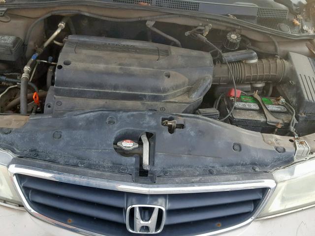 5FNRL185X4B079026 - 2004 HONDA ODYSSEY LX GOLD photo 7