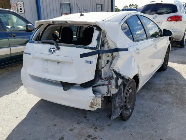 JTDKDTB31E1078777 - 2014 TOYOTA PRIUS C Ağ foto 4