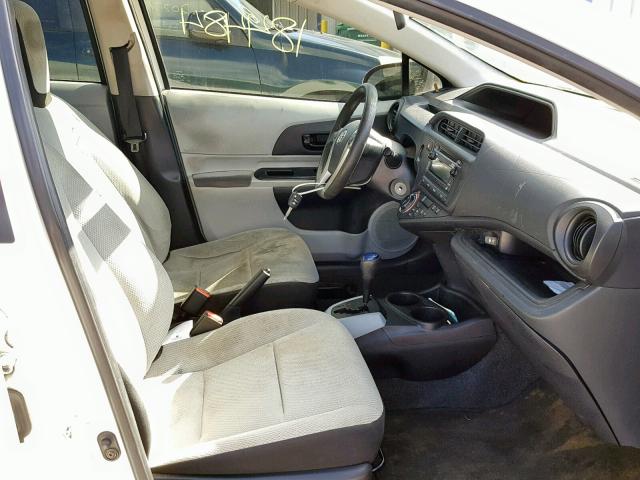 JTDKDTB31E1078777 - 2014 TOYOTA PRIUS C Ağ foto 5