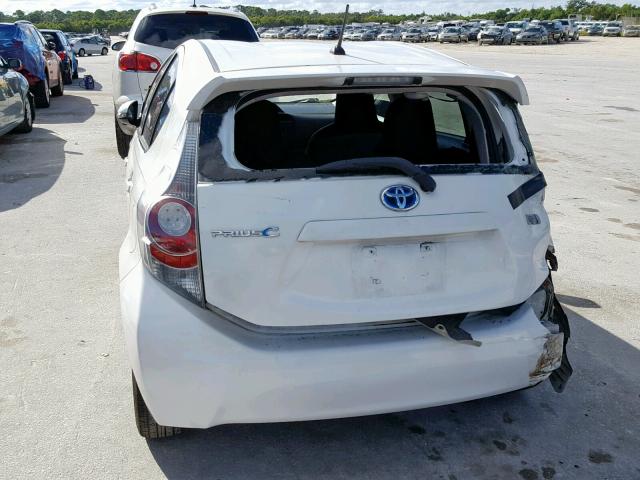 JTDKDTB31E1078777 - 2014 TOYOTA PRIUS C Ağ foto 9