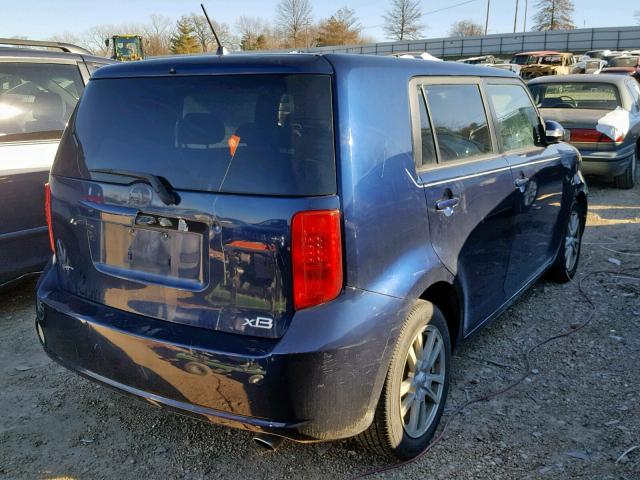 JTLKE50EX81040843 - 2008 TOYOTA SCION XB Көк фото 4