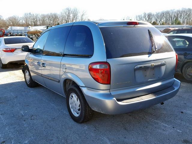 1C4GP45RX5B301010 - 2005 CHRYSLER TOWN & COU ლურჯი ფოტო 3