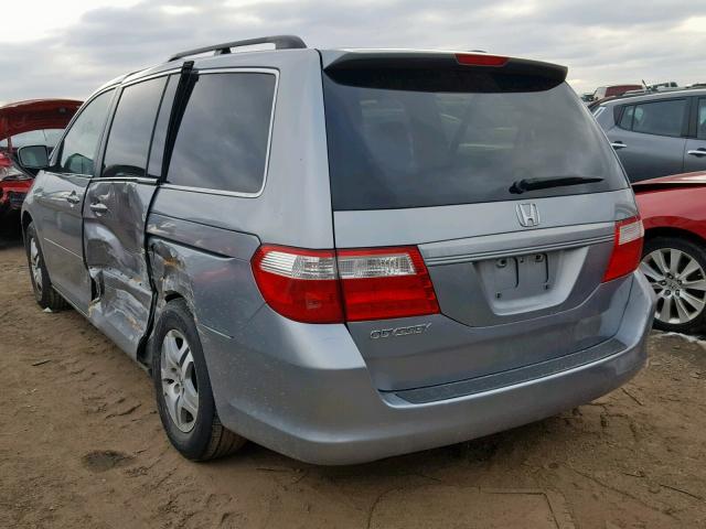 5FNRL38446B114777 - 2006 HONDA ODYSSEY EX SILVER photo 3