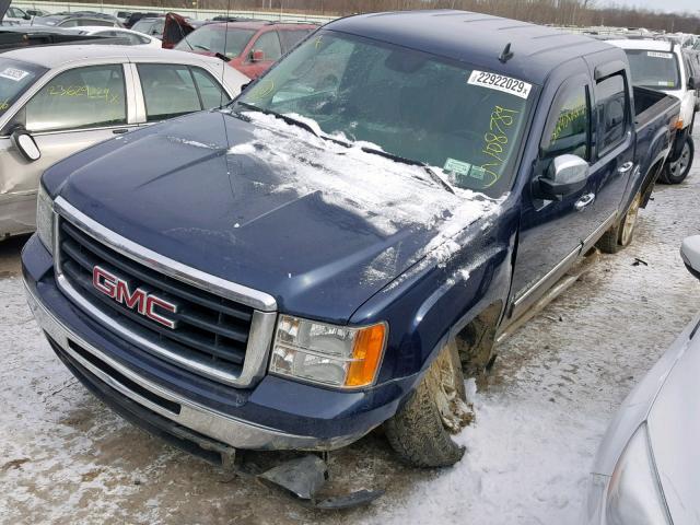 3GTEK23309G270050 - 2009 GMC SIERRA K15 BLUE photo 2