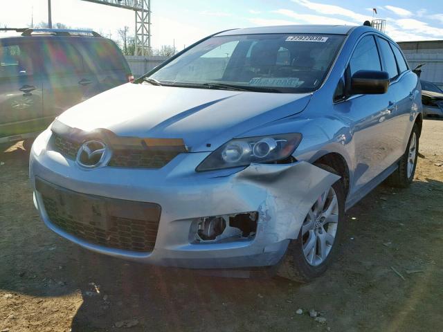 JM3ER293070120273 - 2007 MAZDA CX-7 SILVER photo 2