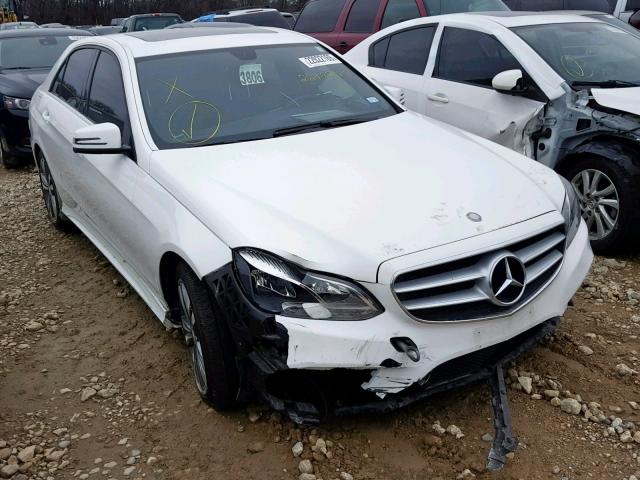 WDDHF5KB7GB302824 - 2016 MERCEDES-BENZ E 350 WHITE photo 1