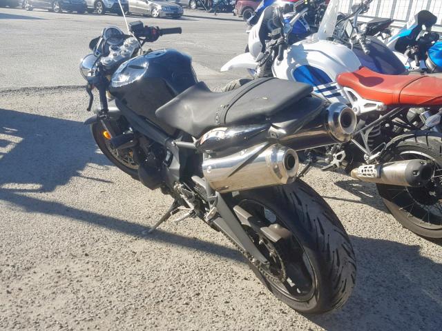 SMTD01NE9AJ447967 - 2010 TRIUMPH MOTORCYCLE STREET TRI შავი ფოტო 3