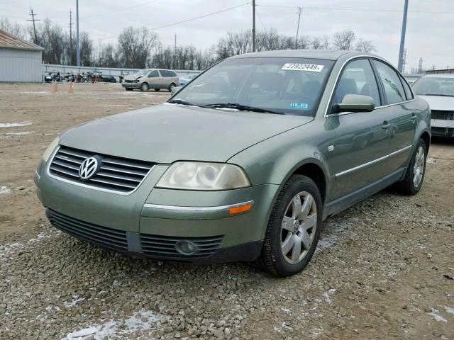 WVWRH63B02P135330 - 2002 VOLKSWAGEN PASSAT GLX 绿色 照片 2