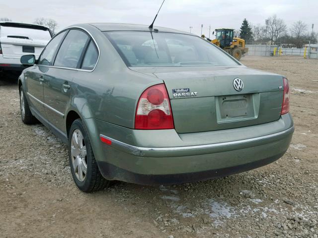 WVWRH63B02P135330 - 2002 VOLKSWAGEN PASSAT GLX 绿色 照片 3
